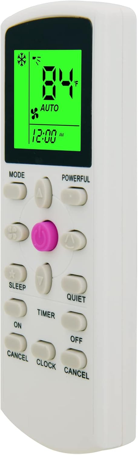 DAIKIN Air Conditioner Remote Control Compatible with BRC52B61 BRC52B62 BRC52B63 BRC52B64 BRC52B65