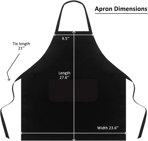 12 Pack (12, Bib Black Apron for Women Men Adult Chef, Kitchen Aprons Bulk with Pockets for Cooking Baking Painting