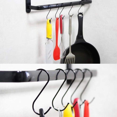 10 Pack Extra Large S Shape Hooks - 4.7 Inches Heavy-Duty Metal Hanging Hooks for Kitchenware, Bathroom, and Gardening