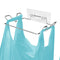 Sexoxo Trash Bag Holder for Cupboards Kitchen Cabinet Door, Stainless Steel Portable Garbage