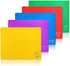 New Star Foodservice Flexible Cutting Board, 12-Inch by 15-Inch, Set of 5 Assorted Colors