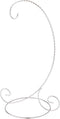 Bard's Twisted Silver Ornament Stand, Large, 12.25" H x 5.5" W x 7.5" D, Pack of 2