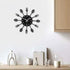 Timelike Kitchen Wall Clock (3D Removable Modern Creative Cutlery Design, Black, Wall Decal Room Decoration)