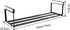 Closet, (Black-1Pcs) Hanging Shoe Organizer for Expandable Rack Organizer Under Cabinet Shelf - for Kitchen, Book