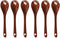Pirhosigma 6 pcs Coffee Porcelain Egg Spoons Ceramic Spoons 4.7 inch Coffee Dessert
