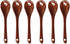 Pirhosigma 6 pcs Coffee Porcelain Egg Spoons Ceramic Spoons 4.7 inch Coffee Dessert