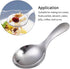 6pcs Stainless Steel Short Handle Spoons, Round Dessert Spoons, 3.54x1.77inch Ice Cream Spoons for Kitchen or Restaurant