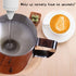 Rechargeable Milk Frother Handheld, 3 Speed Electric Drink Mixer for Latte, Cappuccino, Coffee, Black