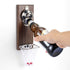 Soccer Bottle Opener with Cap Collector, Magnetic Refrigerator Paste Opener, Ideal Gift for Fans