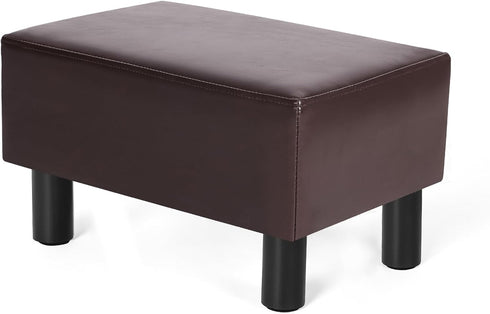 Joveco Small Foot Rest Stool Ottoman, Faux Leather Footrest Footstool for Chair,