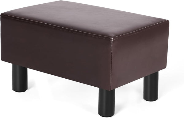 Joveco Small Foot Rest Stool Ottoman, Faux Leather Footrest Footstool for Chair,