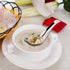 Asian Stainless Steel Soup Spoons Set of 6, Silverware for Ramen, Pho, Wonton, Dumpling Noodles