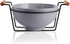 Sweejar 9" Large Porcelain Bowl for Salad, Popcorn, Fruit Snacks, 2.8 Quarts, Gray, Serving for Family Party