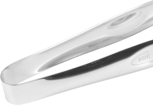 Stainless Steel Buffet Tongs, Food Grade Thickened Tongs for Cooking and Grilling (Butterfly Tongs Silver)