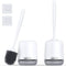 efree 2 Pack Silicone Toilet Bowl Brush and Holder Set with Ventilated