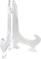 BANBERRY DESIGNS Large Clear Plastic Easels, 9 Inches High, Pack of 10 for Displaying Pictures