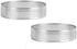 Tart Ring Stainless Steel Cake Mould, Kitchen Pastry Bakeware for Cookies, Bread Perforated Circle