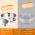 6pcs Double Rolled Stainless Steel 3.15inch English Muffin Rings for Cooking
