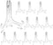 Artliving 7 Inch Clear Plastic Easels, 12 Pack, Stand/Plate Holders to Display Pictures, Home Decoration, Weddings