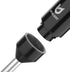 Cordless Hand Blender by UTALENT, Variable Speed Immersion Blender, Black with Fast Charger, Egg Whisk for Smoothies