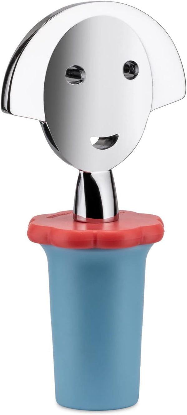 Alessi Anna Stop Bottle Stopper, One Size, Light Blue
