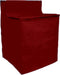 Washing Machine Cover with Zippered Top Opening, Durable Burgundy Fabric, Protects Against Dust and Scratches