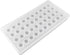 Honbay 40 Cavities Silicone Frozen Mini Ice Ball Mold Tray for Candy & Chocolate (White)
