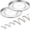 2 Pack 9-1/4" Pressure Cooker Canner Rack - Stainless Steel Food Steamer Rack with Detachable Legs for Canning
