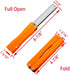 Diamond Knife Sharpener Pocket Sharpening Stone #400/600, Folding Portable Orange - 1pcs