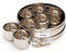 Stainless Steel Masala Box, Dabba, Spice Container for Indian Kitchen, Spice Box for Chefs