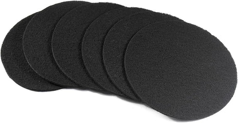 HQRP 6-Pack Charcoal Filters for Compost Bucket, 6.7 Inch Round Filter for Kitchen Countertop Pail