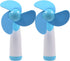 Ogrmar Mini Handheld Fan, Personal Fan with Soft Foam Blades, 2PC Blue
