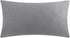 JWH Decorative 3D Flower Throw Pillow Cover, Handmade Floral Accent Pillowcase, 12x20 Inches, Gray Yellow for Sofa