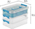 STERILITE Layer Stack & Carry Box, 10-5/8-Inch Storage Solution