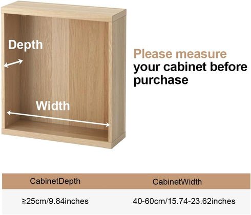 Closet 15.75-23.62inches Hershii Expandable Tension Shelf Rod Adjustable Metal Storage Rack Cabinet Organizer DIY