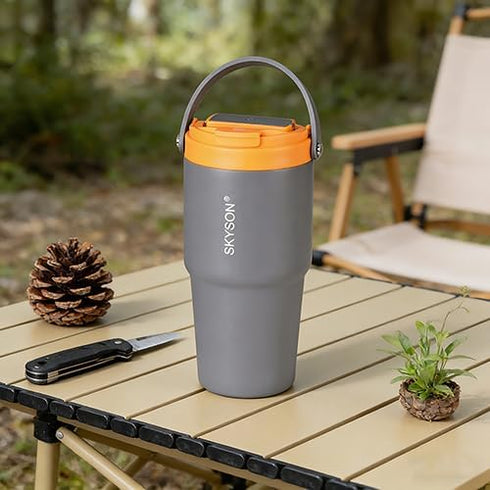 Machine,20 oz Portable Coffee Maker Mug for Travel,Mini Espresso Coffee Thermos Cup with Lid Fast Extraction Electric