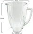 Replacement 6-Cup Glass Jar with Blade - Compatible with Oster Blenders