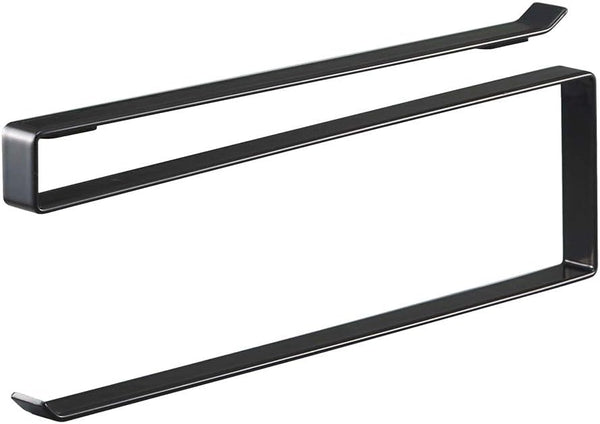 Yamazaki 7116 Under Cabinet Kitchen Paper Holder, Black, Approx. W 0.6 x D 10.2 x H 3.7 inches