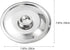 Stainless Steel 12 Inch Pan Lid, Dome Cover for Fry Pan, Spices Pots, Condiment Jar Cover