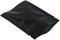 100 Pack Mylar Bags for Zip Reusable Small Aluminum Foil Lock Package Bag for Long Term Storage (Black, 2.3x3.1 inch)
