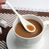 AKOAK 5-Inch White Ceramic Spoon - Ideal for Coffee, Tea, Yogurt, and Desserts