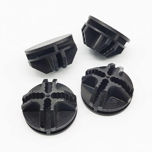 Wire Cube Connectors for Wire Grid Cube Storage Organizer, Black - 24 Pack Modular Closet Connector