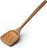 Wooden Spatula, 15.3 Inch Flat Wood Wok Spatula, Handmade Kitchen Utensils for Nonstick Cookware