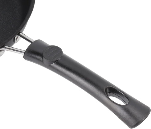 Nonstick Frying Pan Skillet, Professional Chef Egg Pan with Ergonomic Handle, Stainless Steel Omelet Pan (16CM)