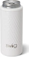 Swig Life Skinny Can Cooler - 12oz Insulated Slim Can Holder - Stainless Steel Cooler for Tall Beer Bottles (Golf Ball)