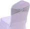 Tvoip 10PCS Chair Cover Stretch Band with Buckle Slider Sashes for Wedding Banquet Decoration, Gray