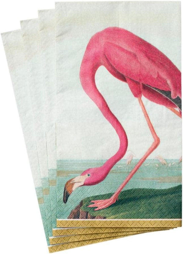 Caspari Audubon Birds Paper Guest Towel Napkins, Two Packs of 15