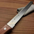 Tojiro Japan Hand Made Bread Knife Slicer Cutter, 14.75", Stainless and Wood