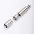 MINI Stainless-Steel One-Handed Thumb Push Button Salt and Pepper Grinder for Black Pepper or Himalayan Salt
