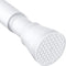 White Tension Curtain Rod for Windows, Adjustable 28 to 48 Inch, No Drilling, 7/8" for Bedroom Doorway
